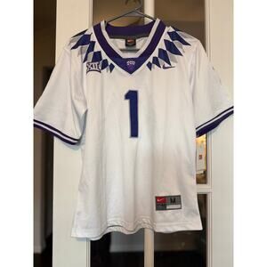 Nike TCU Horned Frogs Women’s Football Jersey Erik McAlister #1 Big 12 NWT M